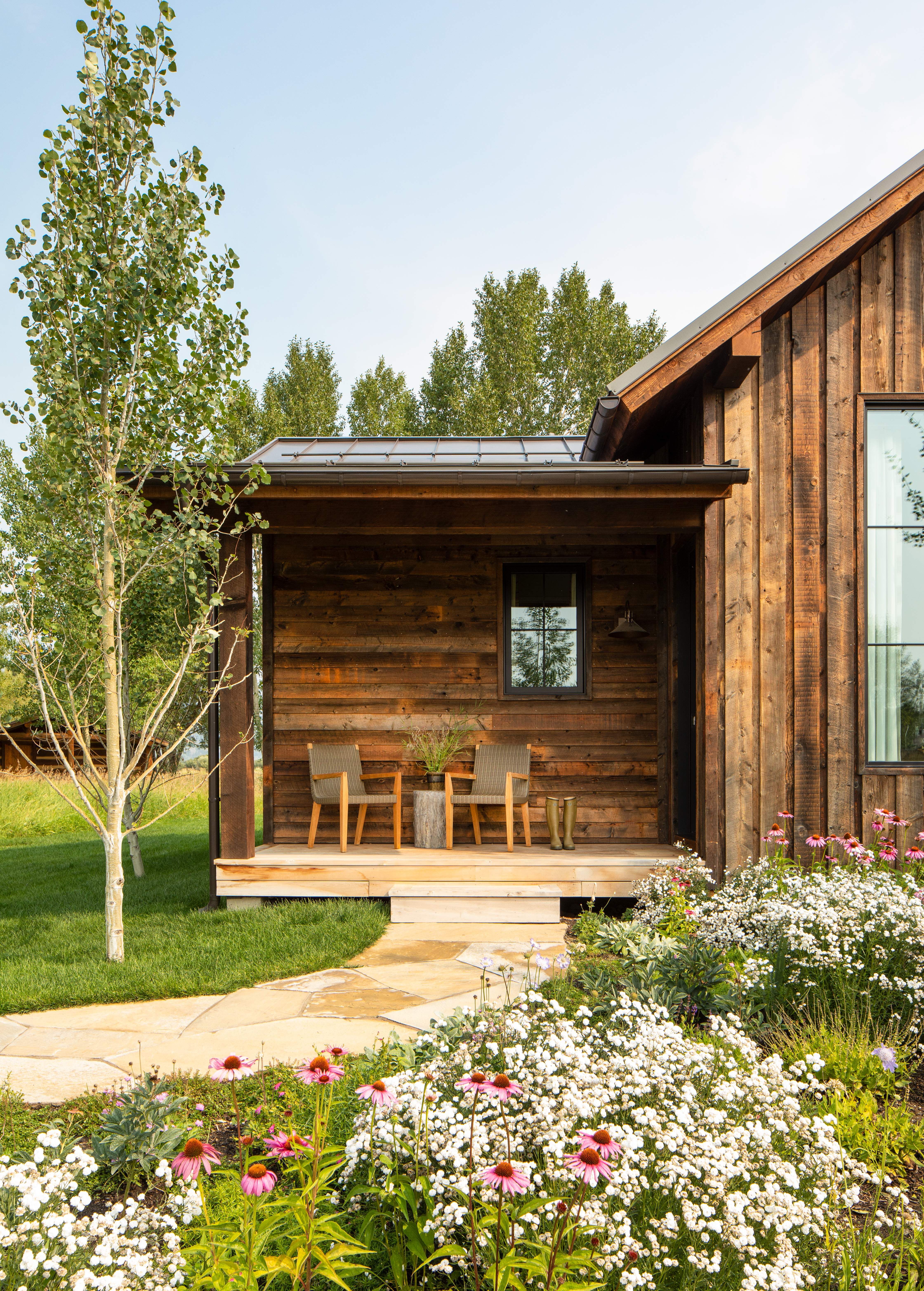 Snake River Cabin at Sunset