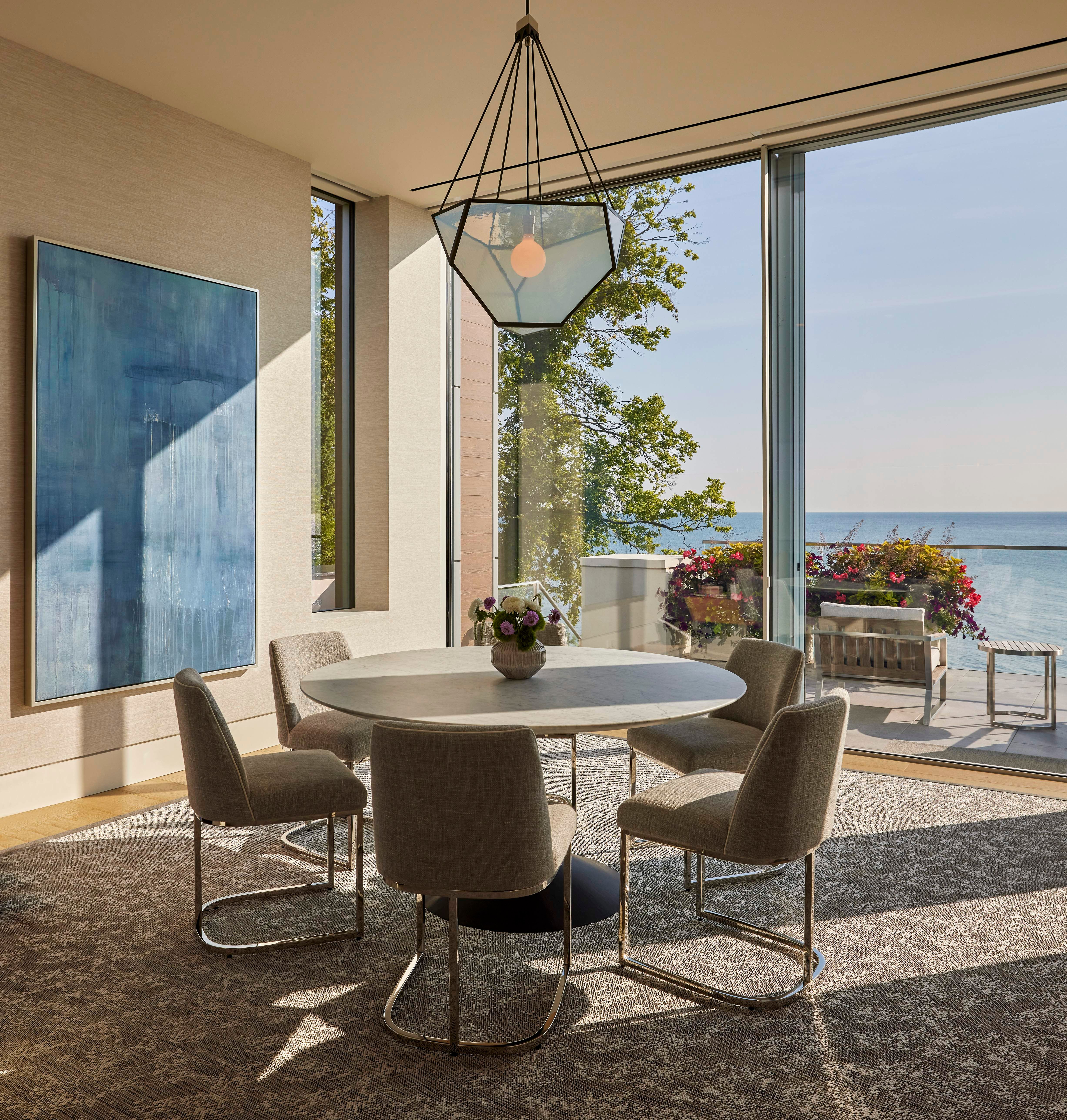 Waterfront Retreat Dining Space